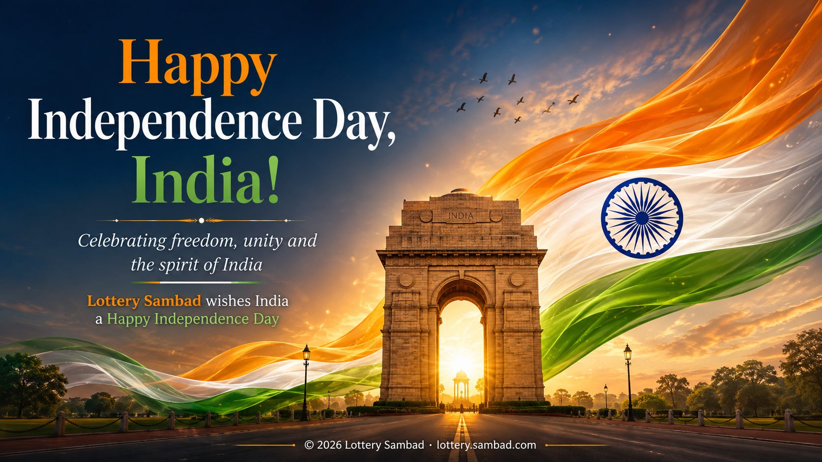 Happy Independence Day India - Lottery Sambad